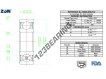 S6009-2RS-FDA-AISI420-ZEN